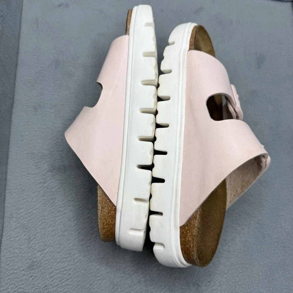 Papillio Birkenstock Arizona Chunky Platform Sandals Pink EU 37 Narrow Women's 6